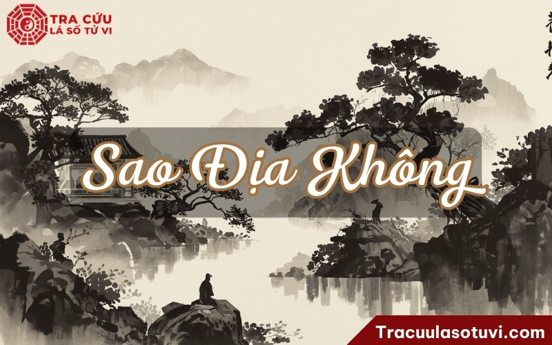 Địa Không là một sát tinh rất mạnh, thuộc bộ Không Kiếp, chủ khí chất liều, mạnh, dám làm Địa Không là một sát tinh rất mạnh, thuộc bộ Không Kiếp, chủ khí chất liều, mạnh, dám làm