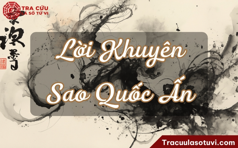 Lời khuyên dành cho người có sao Quốc Ấn tọa Mệnh Lời khuyên dành cho người có sao Quốc Ấn tọa Mệnh
