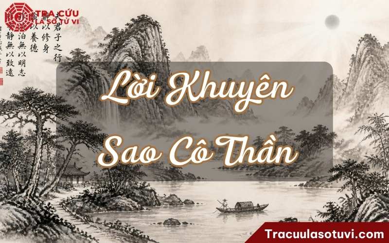 Lời khuyên giúp phát huy ưu điểm của sao Cô Thần Lời khuyên giúp phát huy ưu điểm của sao Cô Thần