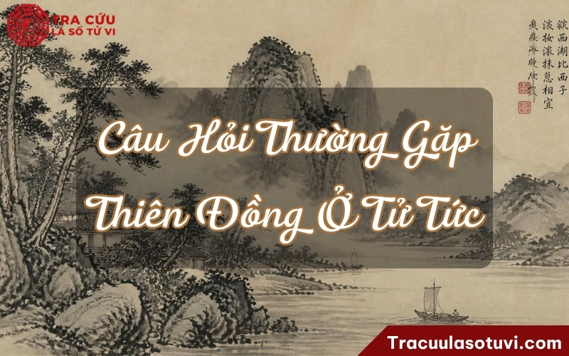 Một số câu hỏi về sao Thiên Đồng cung Tử Tức