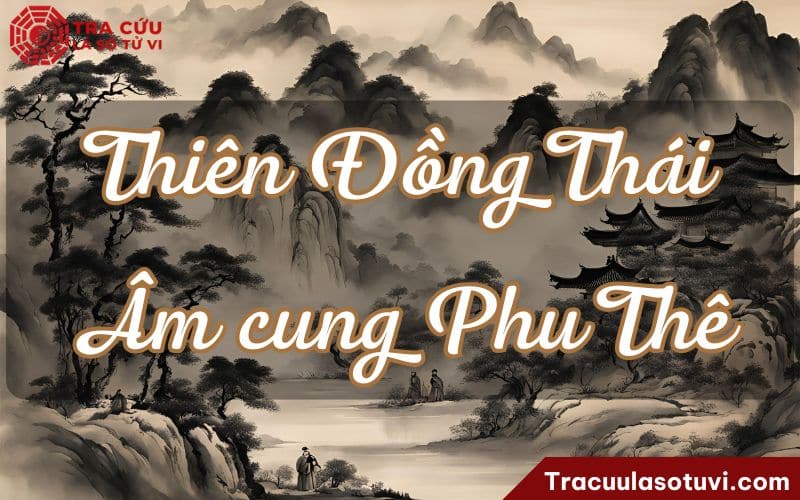 Sao Thiên Đồng Thái Âm Cung Phu Thê