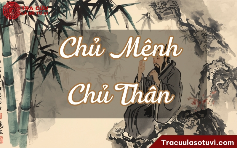 Chủ mệnh và chủ thân là hai sao ghi ở phần trung tâm lá số tử vi. Chủ mệnh và chủ thân là hai sao ghi ở phần trung tâm lá số tử vi.