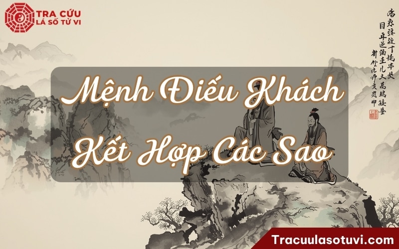 Ý nghĩa sao Điếu Khách ở cung Mệnh khi kết hợp với các sao khác Ý nghĩa sao Điếu Khách ở cung Mệnh khi kết hợp với các sao khác
