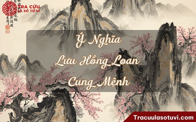 Ý nghĩa Lưu Hồng Loan cung Mệnh khi kết hợp với các sao khác trong lá số Ý nghĩa Lưu Hồng Loan cung Mệnh khi kết hợp với các sao khác trong lá số