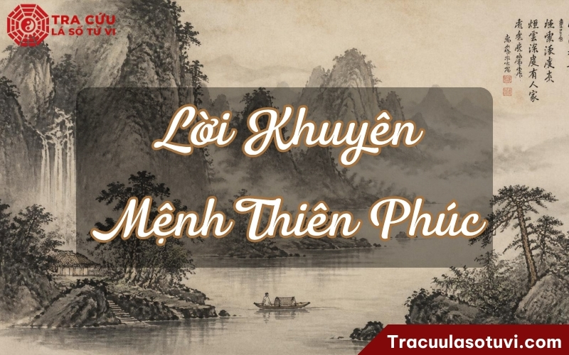 Lời khuyên dành cho người có Thiên Phúc cung Mệnh Lời khuyên dành cho người có Thiên Phúc cung Mệnh
