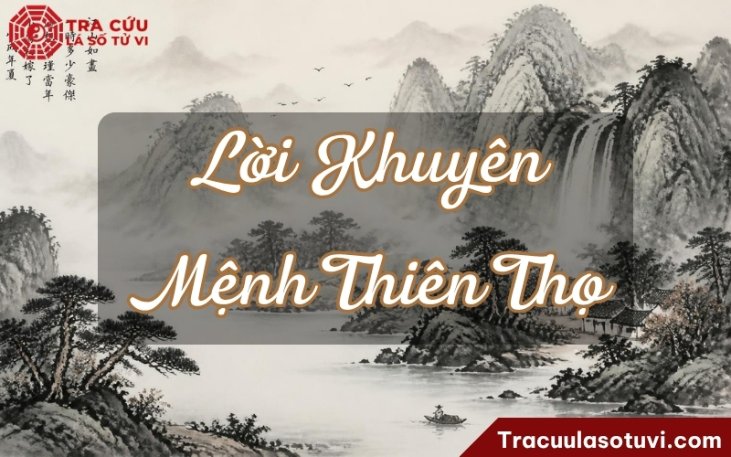Lời khuyên dành cho người có Mệnh Thiên Thọ trong tử vi Lời khuyên dành cho người có Mệnh Thiên Thọ trong tử vi